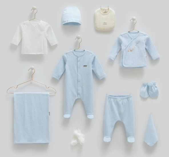 Caramell Soft Colour %100 Pamuk Hastane Çıkış Seti Mai CRMLL.MVİ.ZU1585 ürün görseli 1