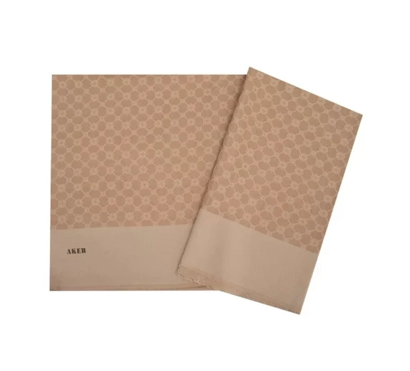 AKER ELEGANCE MONOGRAM ŞAL - Resim 2