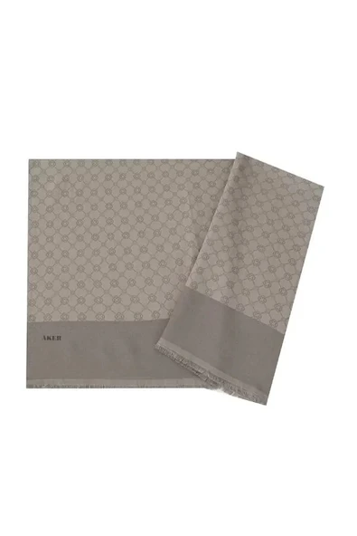 AKER ELEGANCE MONOGRAM ŞAL - Resim 3
