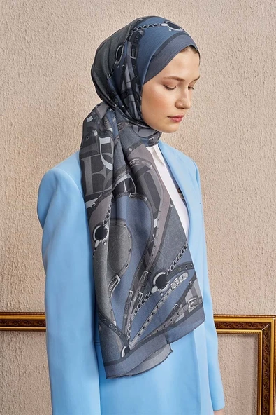 ED SCARF DESENLİ ŞAL - Resim 11