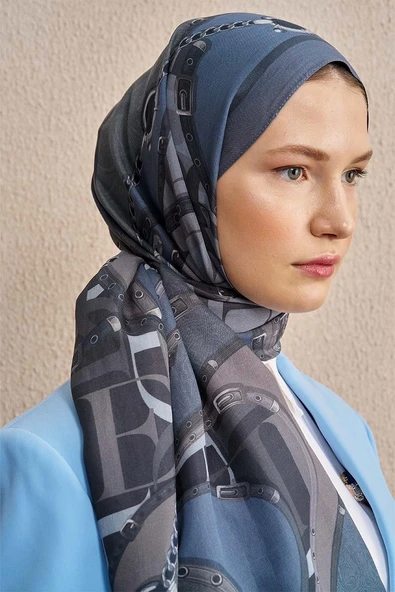 ED SCARF DESENLİ ŞAL - Resim 12