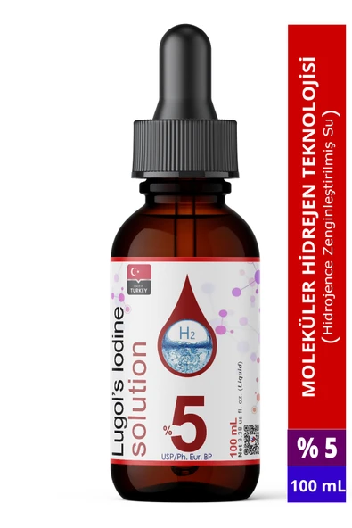 Lugol Çözeltisi %5 - 30 Ml - Cam Damlalıklı Şişe (Pharma Grade Lügol,iyot) ürün görseli 1