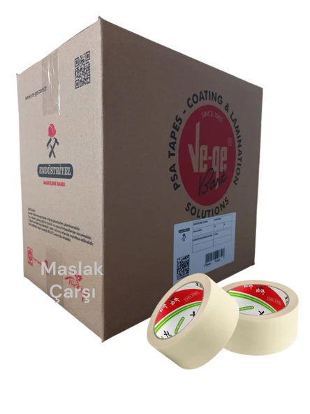 Maskeleme Bandı Ve-Ge Endüstriyel 48mm x 30m 36'lı Koli ürün görseli 1