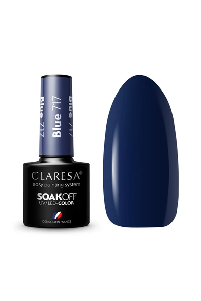 Claresa Kalıcı Oje Blue Derin Koyu Mavi 717 5gr ürün görseli 1