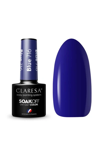 Claresa Kalıcı Oje Blue Derin Koyu Mavi 716 5gr ürün görseli 1