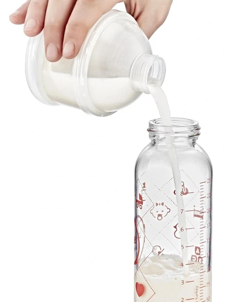 Katlı Toz Mama Kabı 545 Beyaz - Resim 3