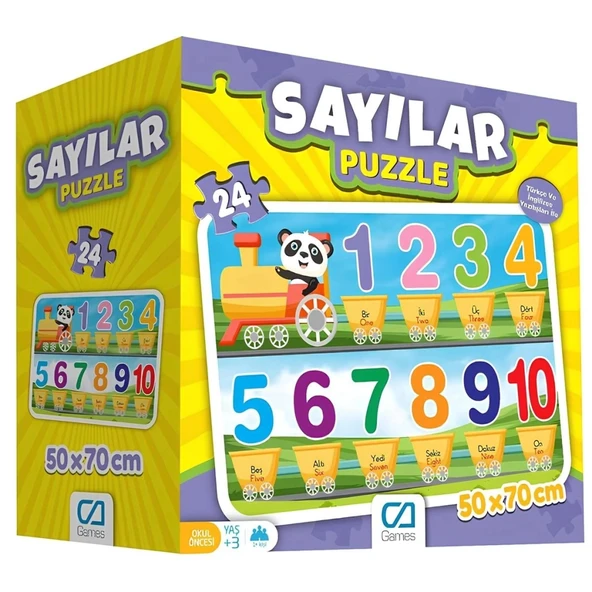 Ca Games Sayılar Puzzle 24 Parça 5134 ürün görseli 1