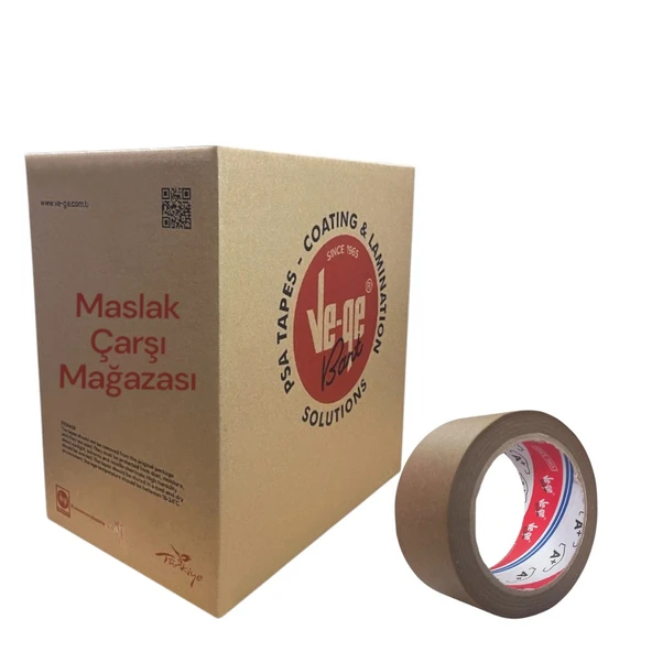Maskeleme Bandı Ve-Ge A+ Plus 48mm x 35m 36'lı Koli ürün görseli 1