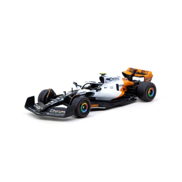 WorNessiWorld X iXO Models 1/64 McLaren MCL60 Spanish Grand Prix 2023 Qualifying#4 Lando Norris ürün görseli 1