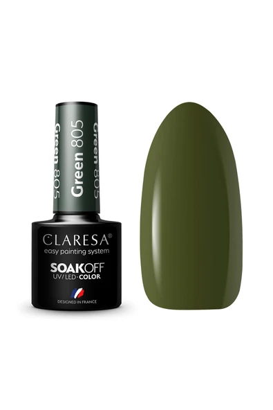 Claresa Kalıcı Oje Green Koyu Orman Yeşil 805 5gr ürün görseli 1