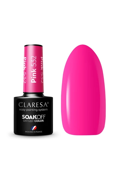 Claresa Kalıcı Oje Pink 532 Mercan Pembe 5gr ürün görseli 1