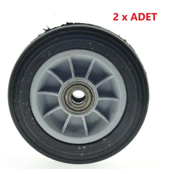 Plastik Jantlı Rulmanlı Dolma Tekerlek 150X35x15 mm-2 Adet ürün görseli 1