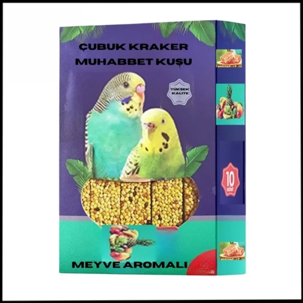 Uyguna-Yakala 10'lu Meyve Aromalı -Kuş Krakeri -CL.269 ürün görseli 1