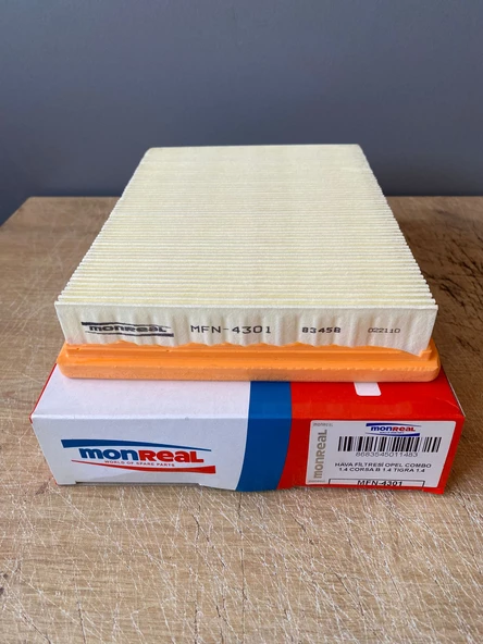 Monreal MFN-4301 Hava Filtresi TIGRA A 93-02 CORSA B 93-02 1.4 1.6 16V 5834037 834581 92101279 ürün görseli 1