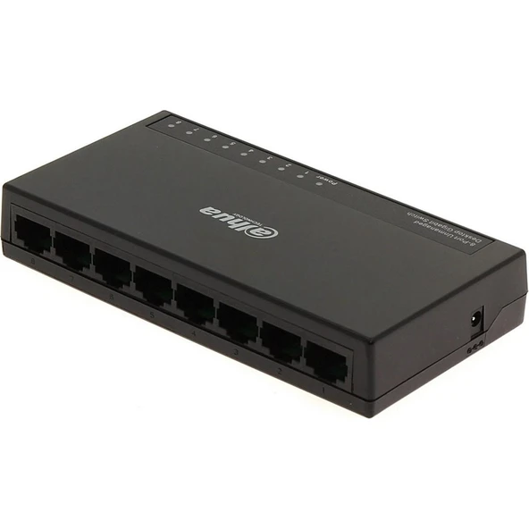 DAHUA 8 Port Switch 10/100/1000 Yönetilemez - PFS3008-8GT-L ürün görseli 1
