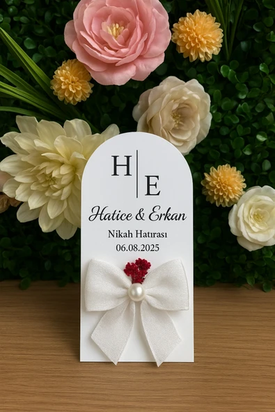 YD STORE UV Baskı Pleksi Magnet Söz, Nişan, Nikah, Düğün, Kına 10 Adet ürün görseli 1