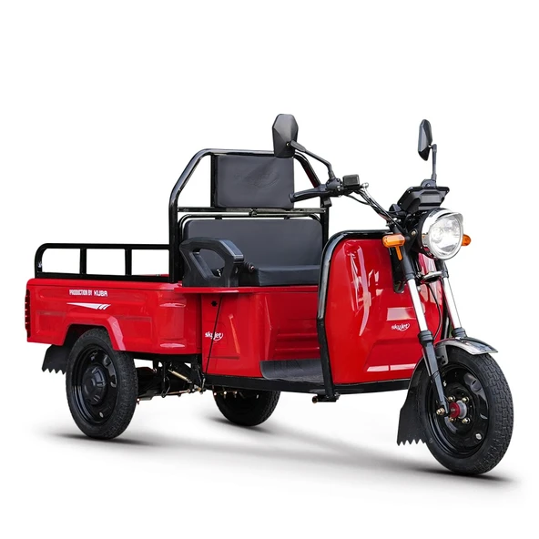Skyjet Cargo Trıo Elektrikli Moped Kırmızı ürün görseli 1