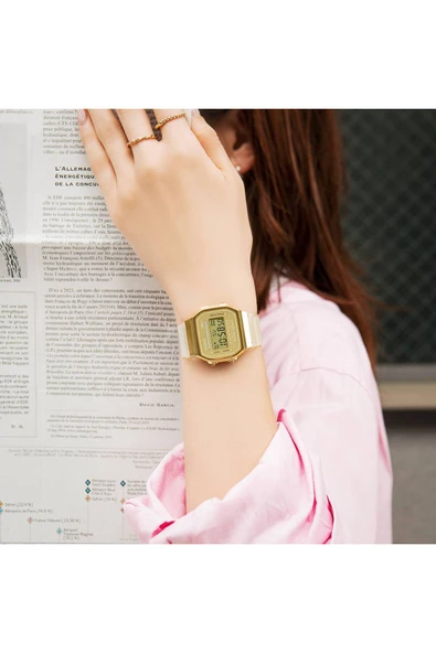 CASIO A168xesg-9Adf Dijital Retro Kol Saati - Resim 5