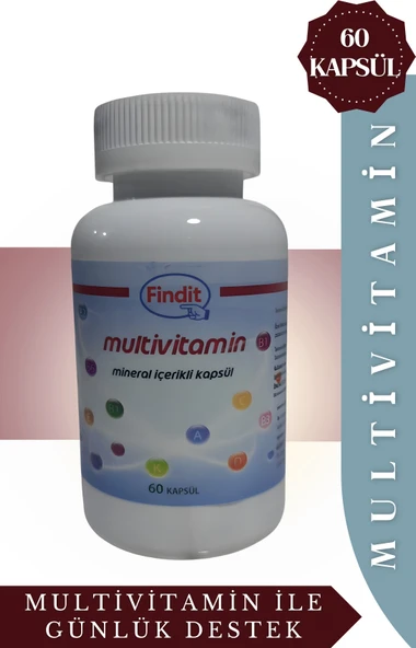 Findit Multivitamin Mineral İçerikli Kapsül ürün görseli 1