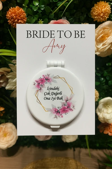 YD STORE UV Baskı Hediyelik Ayna Söz, Nişan, Nikah, Düğün, Kına 10 Adet ürün görseli 1