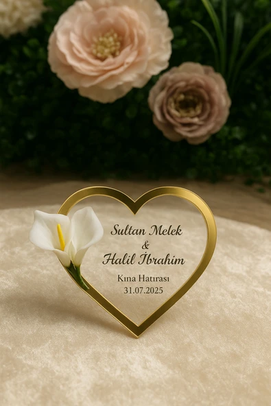 YD STORE UV Baskı Pleksi Magnet Söz, Nişan, Nikah, Düğün, Kına 15 Adet ürün görseli 1