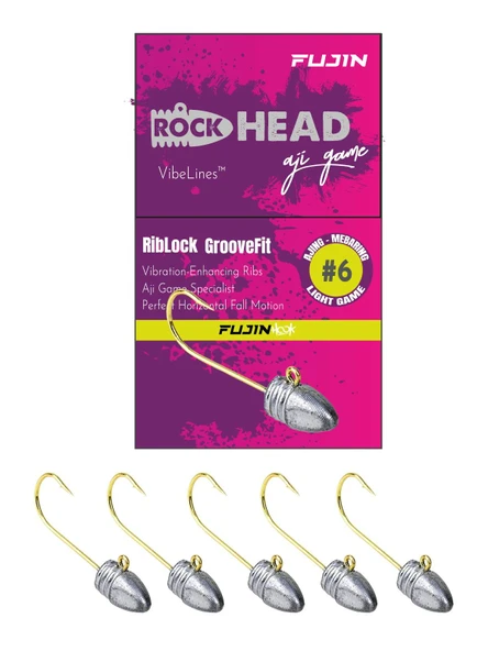 Fujin Rock-Head 6no Aji Game Jighead ürün görseli 1
