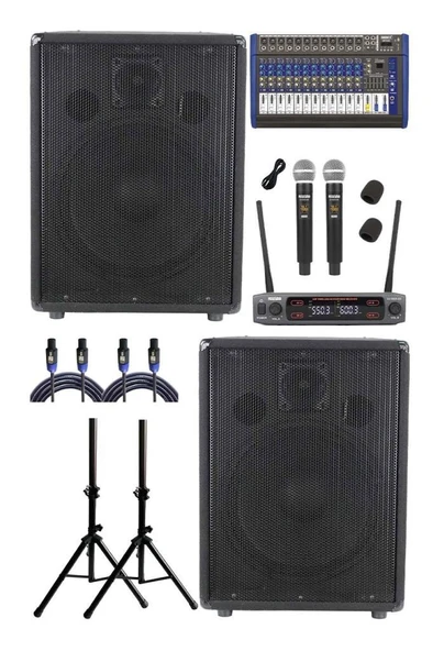 Lastvoice İdeal Plus Paket-2 Okul Tören ve Canlı Müzik Ses Sistemi Seti ürün görseli 1