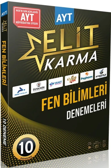 Paraf Yayınları AYT Fen Bilimleri Elit Karma 10 Deneme ürün görseli 1