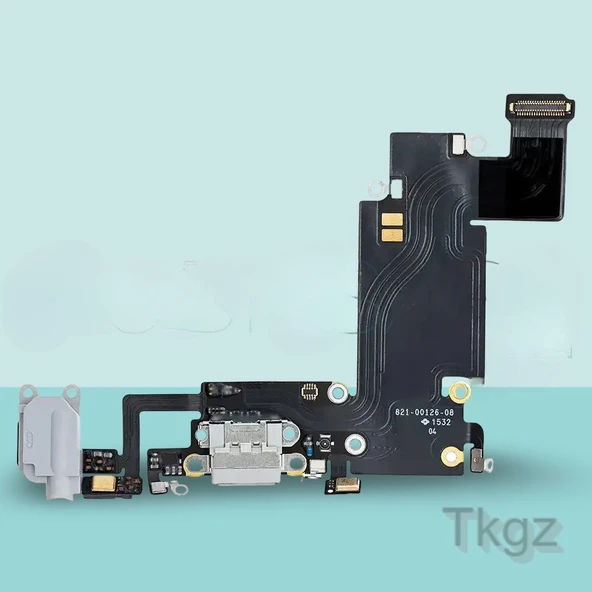 Apple İphone 6S PLUS Full Şarj Soketi Filmi FLEX Orjinal (GÜMÜŞ) ürün görseli 1