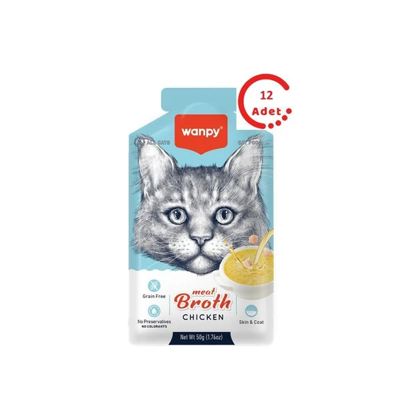 Tavuk Etli Kedi Çorbası 50 gr x 12 Adet ürün görseli 1