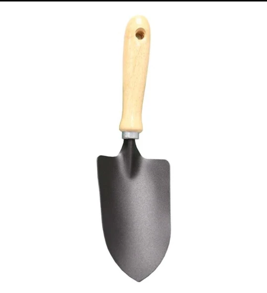 Bahçe Hobi Küreği Geniş Kürek Ahşap Saplı 30 cm ürün görseli 1