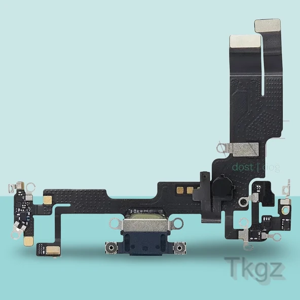 Apple İphone 14 Full Şarj Soketi Filmi FLEX Orjinal (SİYAH) ürün görseli 1