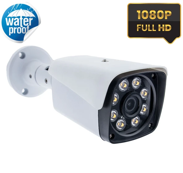 Kadraj 5MP Sony SecuLensli 1080p Full HD AHD Güvenlik Kamerası - Gece Görüşlü, 8 Ultra Warm Led, Colorvu Teknolojisi, Metal Aluminyum Kasa ürün görseli 1
