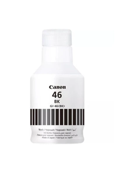canon Gı-46bk Black Siyah Şişe Mürekkep Gx6040-gx7040 ürün görseli 1