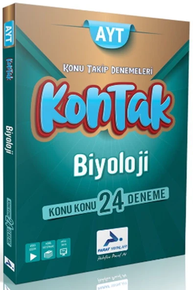 Paraf Akademi AYT Biyoloji Kontak Konu Takip Denemeleri ürün görseli 1