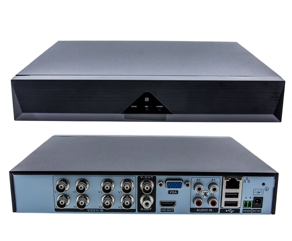 Kadraj 8 Kanal 5MP 1080P Kamera Kayıt Cihazı AHD DVR H265+ Plus 5in1 Hibrit Xmeye ürün görseli 1