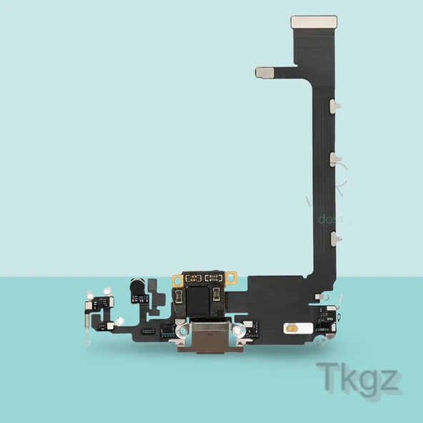 Apple İphone 11 PRO MAX Full Şarj Soketi Filmi FLEX Orjinal (GOLD) ürün görseli 1