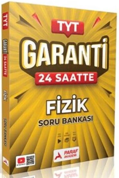 Paraf Yayınları TYT Fizik 24 Saatte Garanti Soru Bankası ürün görseli 1