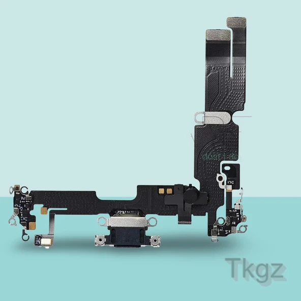 Apple İphone 14 PLUS Full Şarj Soketi Filmi FLEX Orjinal (SİYAH) ürün görseli 1