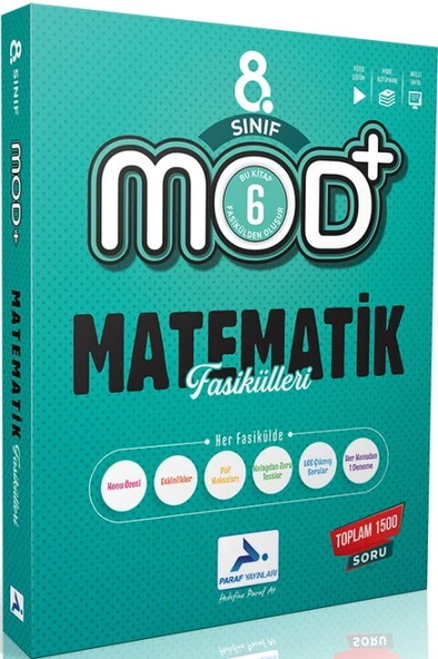 Paraf Yayınları 8. Sınıf Matematik MOD Fasikülleri ürün görseli 1