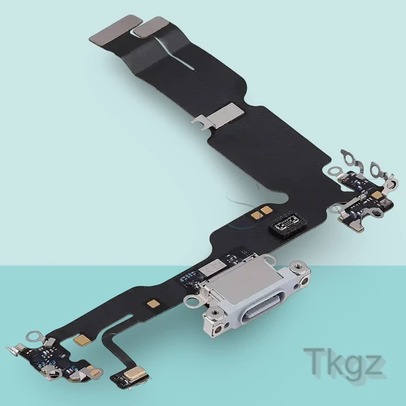 Apple İphone 15 PLUS Full Şarj Soketi Filmi FLEX Orjinal (MAVİ) ürün görseli 1