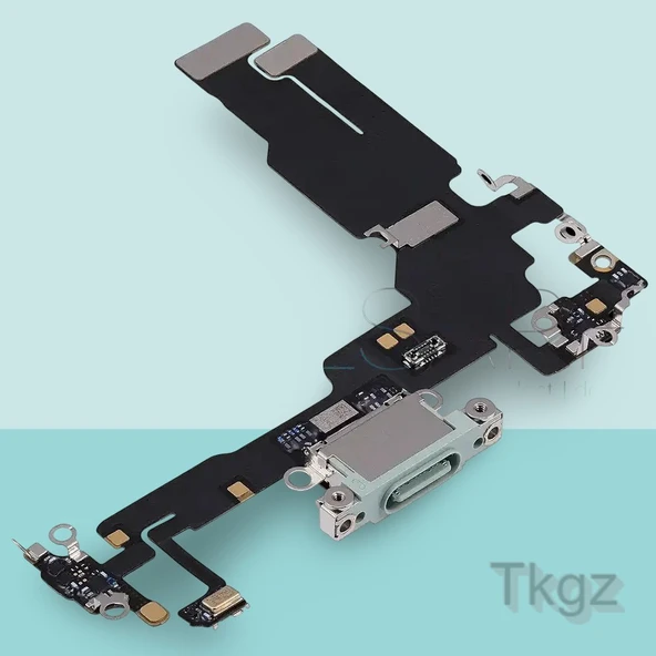 Apple İphone 15 Full Şarj Soketi Filmi FLEX Orjinal (YEŞİL) ürün görseli 1