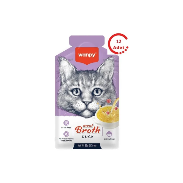 Ördek Etli Kedi Çorbası 50 gr x 12 Adet ürün görseli 1