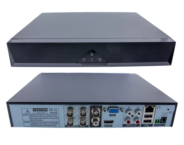 Kadraj 4 Kanal 5MP Kamera Kayıt Cihazı AHD DVR 1080P H265+ Plus 5in1 Hibrit Xmeye ürün görseli 1