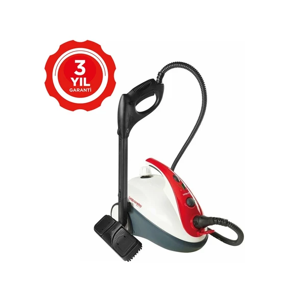 Polti Vaporetto Smart 30 R 3 Bar Buharlı Temizleyici Kırmızı ürün görseli 1