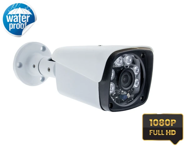 Kadraj 5MP Sony SecuLensli 1080P Full HD AHD 6 ATOM LED Güvenlik Kamerası Metal Aluminyum Kasa Su Geçirmez ürün görseli 1