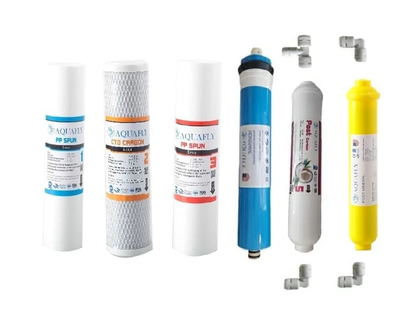 AQUA FLY Su Arıtma Cihazı Filtresi 6lı Takım Arıtıcı Filtresi Mineral 10' AÇIK KASA UYUMLU ürün görseli 1