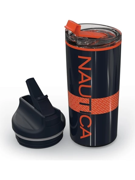 Nautica NTM02 Sport Termos Paslanmaz Çelik 500 ml Navy Turuncu 0163 ürün görseli 1