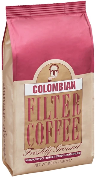 MEHMET EFENDİ FİLTRE KAHVE COLOMBIAN 250 GR ürün görseli 1