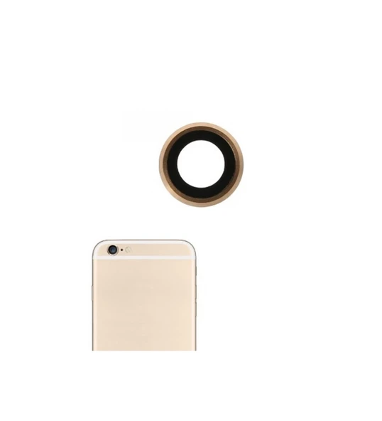 İphone 6S Kamera Camı Gold Lens Çerçeveli ürün görseli 1